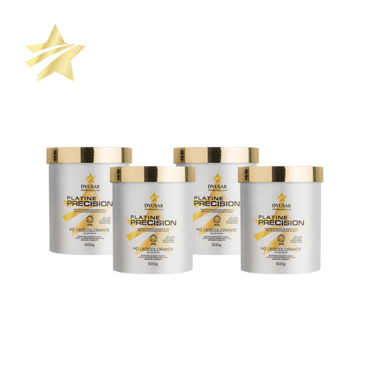 Kit Descoloração Profissional 4 Pó Descolorante Platine White