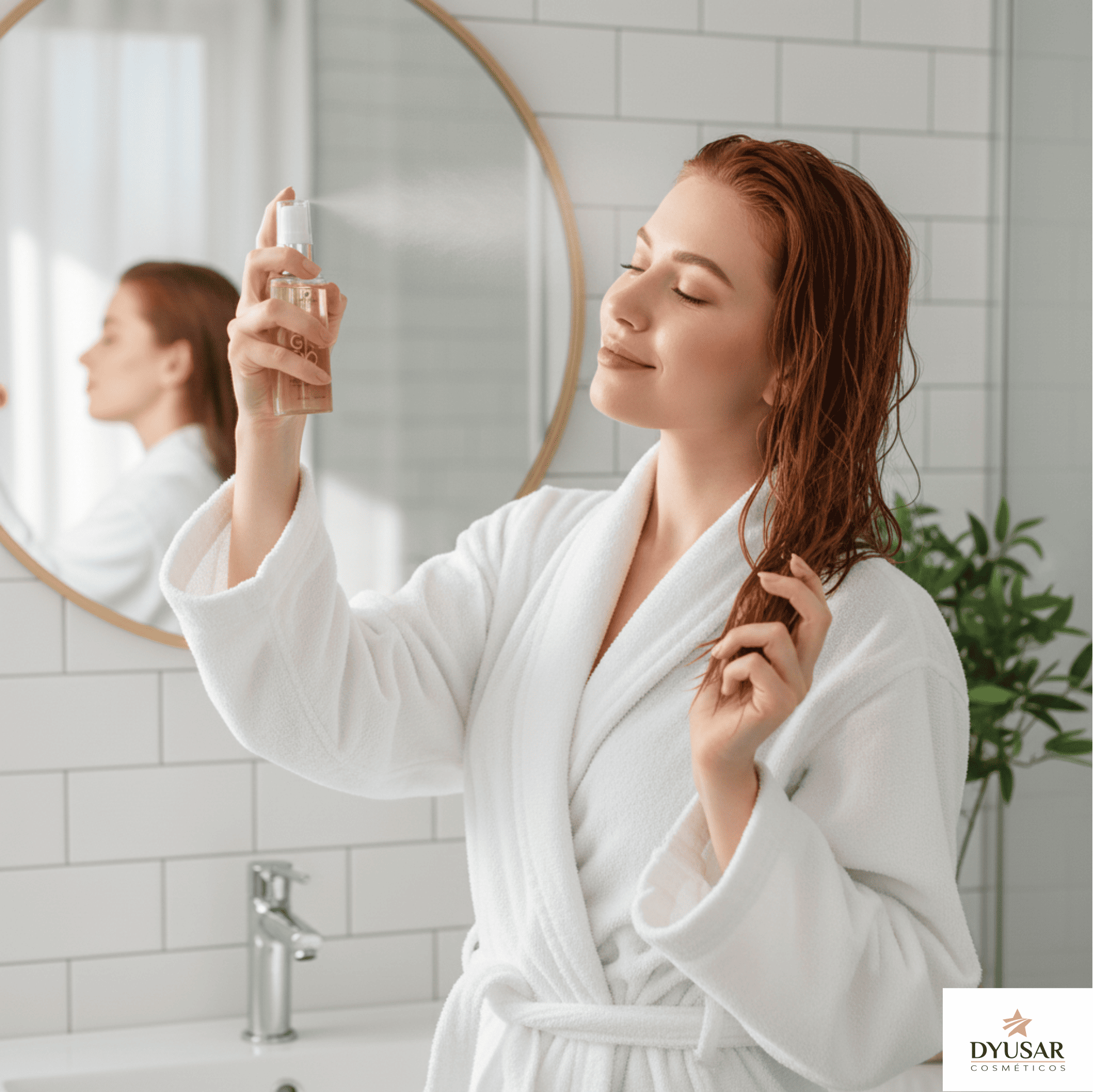 Perfume Capilar Segredo 60ml Dyusar Cosméticos - Dyusar