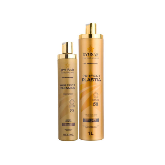 Kit Máscara Reestruturadora Plastia de 1l Com Anti Resíduo 500ml