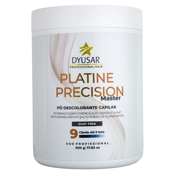 Pó Descolorante Platine Precision Master Dyusar Cosméticos 500g