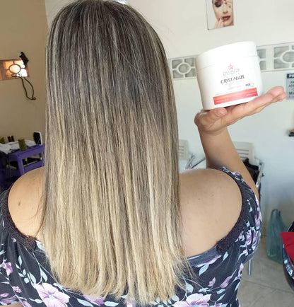 Máscara Redutora de Volume Crystallis Dyusar Cosméticos 500g