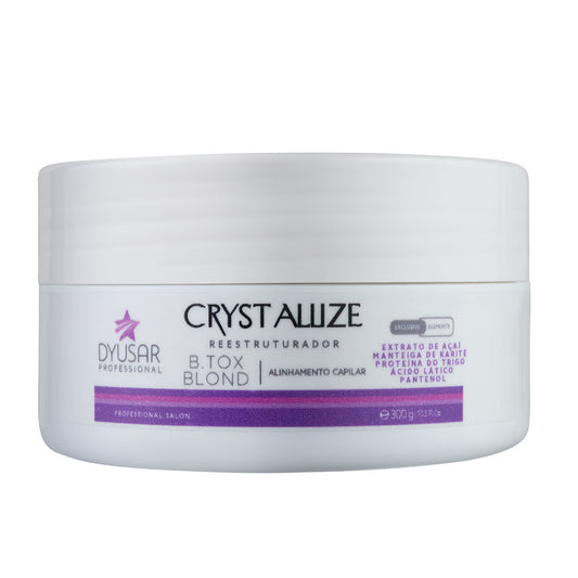 Máscara Redutora de Volume Crystallis Blond Dyusar 300g