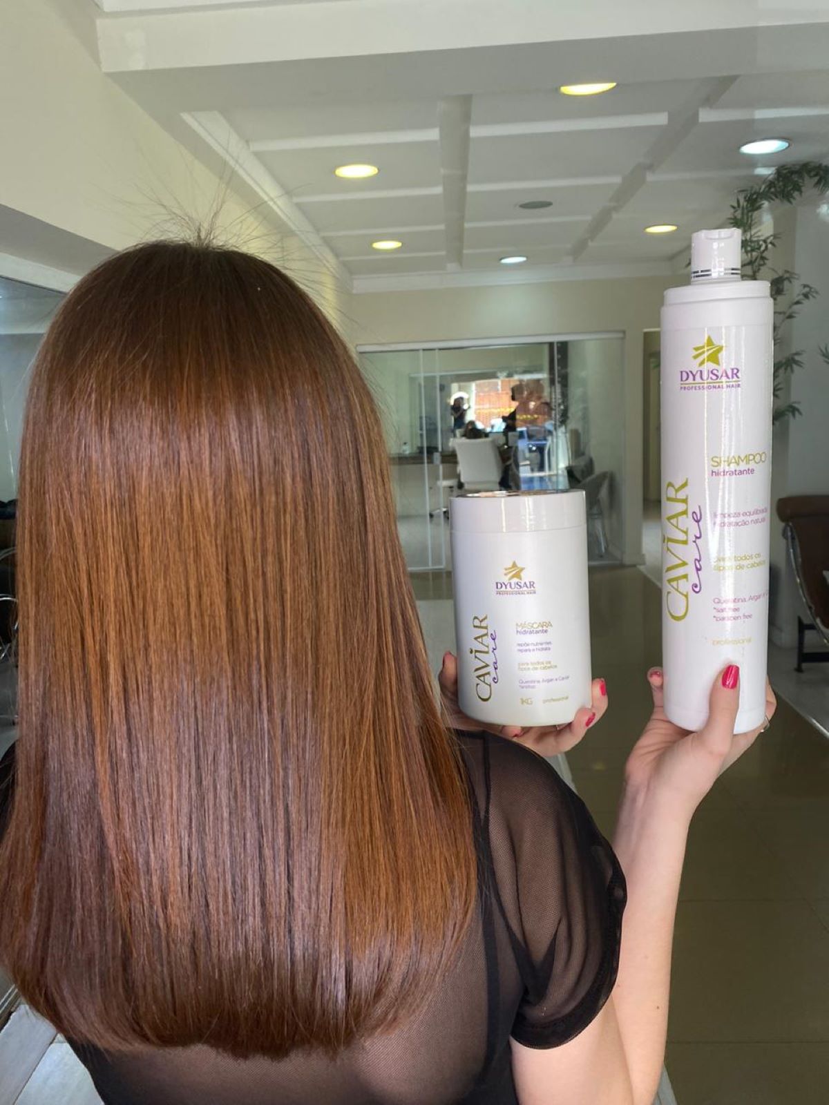 Shampoo de Nutrição Caviar Dyusar Cosméticos 1Litro - Dyusar