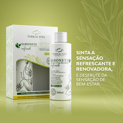 Kit 2 Sabonetes Líquidos Íntimos Pro-Derma Refrescante 200ml