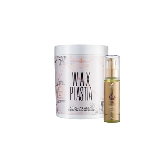 Kit B.Tox Vegetal e Óleo Reparador Ômega 3 6 e 9 AntiFrizz