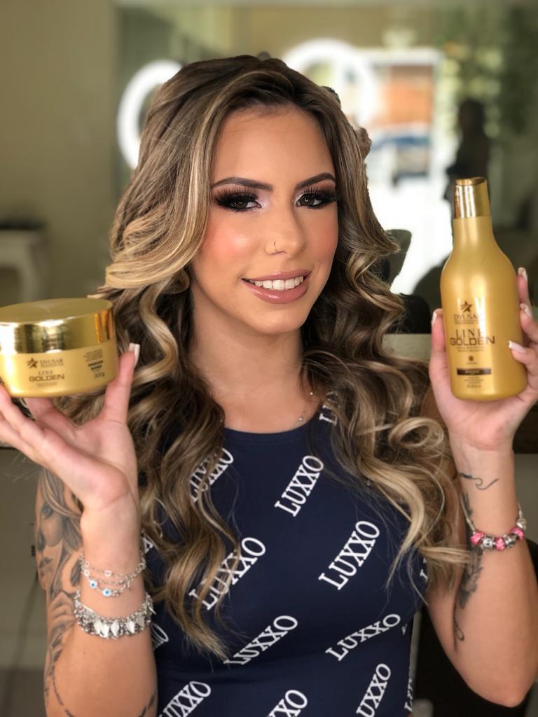Kit de Hidratação Ouro Shampoo Máscara Óleo e Condicionador