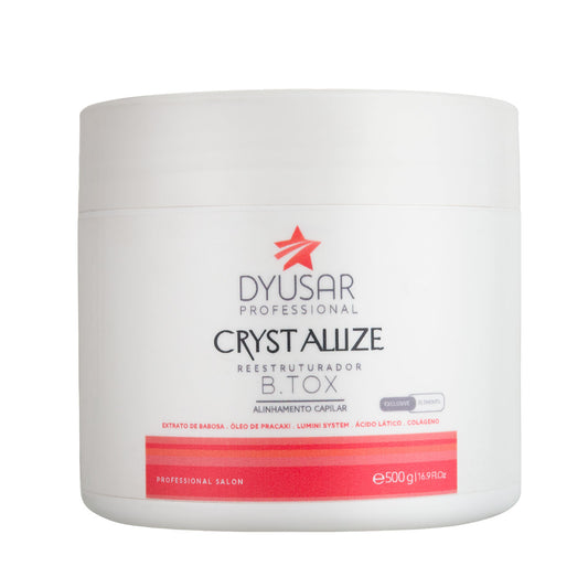 Máscara Redutora de Volume Crystallis Dyusar Cosméticos 500g