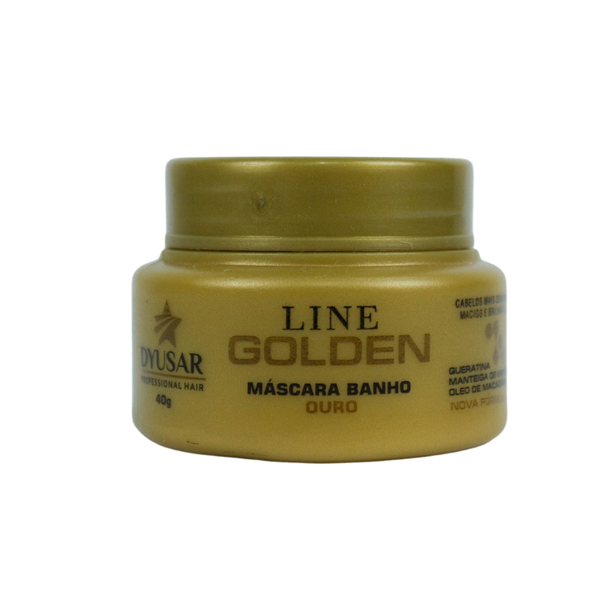 Máscara de Hidratação Ouro Dyusar Cosméticos 40g - Dyusar