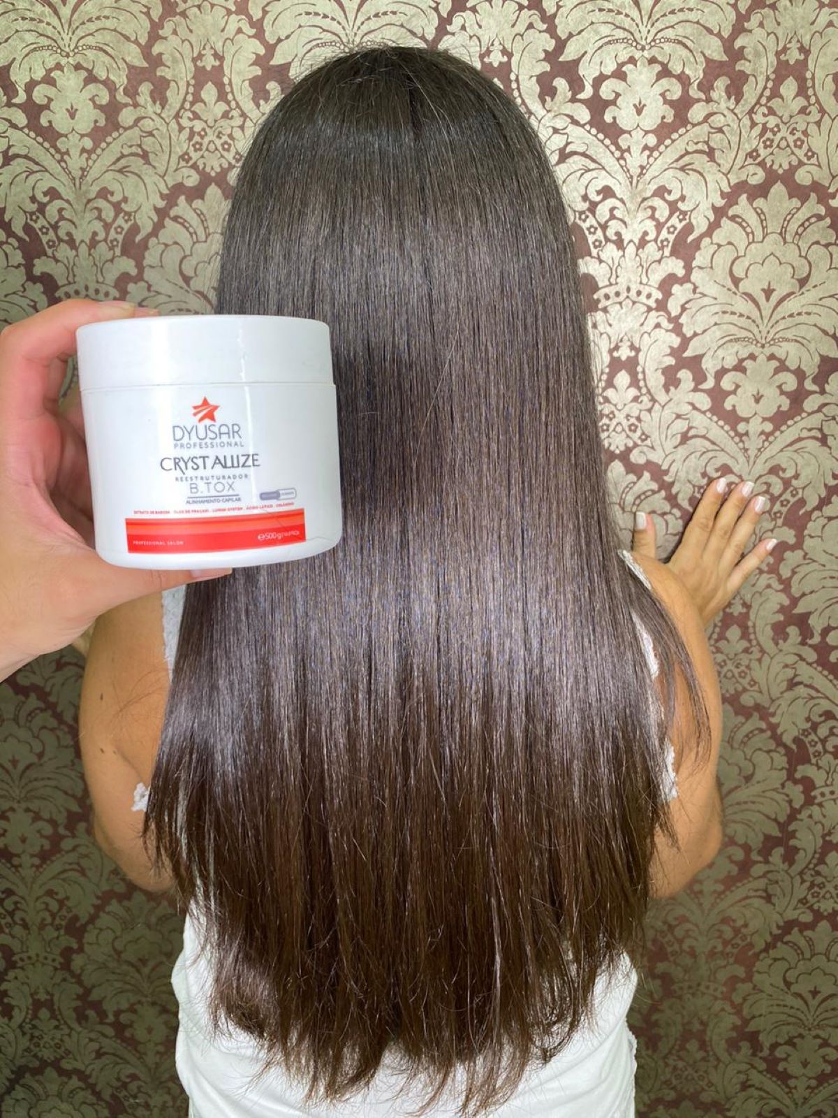 Máscara Redutora de Volume Crystallis Dyusar Cosméticos 500g - Dyusar