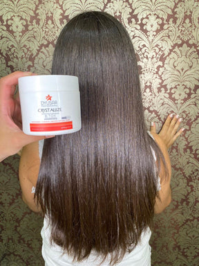 Máscara Redutora de Volume Crystallis Dyusar Cosméticos 500g - Dyusar