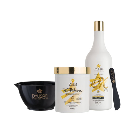 Kit Descoloração Po Descolorante White com Ox 10 e Brinde