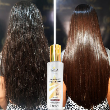 Kit DYUSAR Shampoo Hidratante, Óleo reparador, Alisante e pH