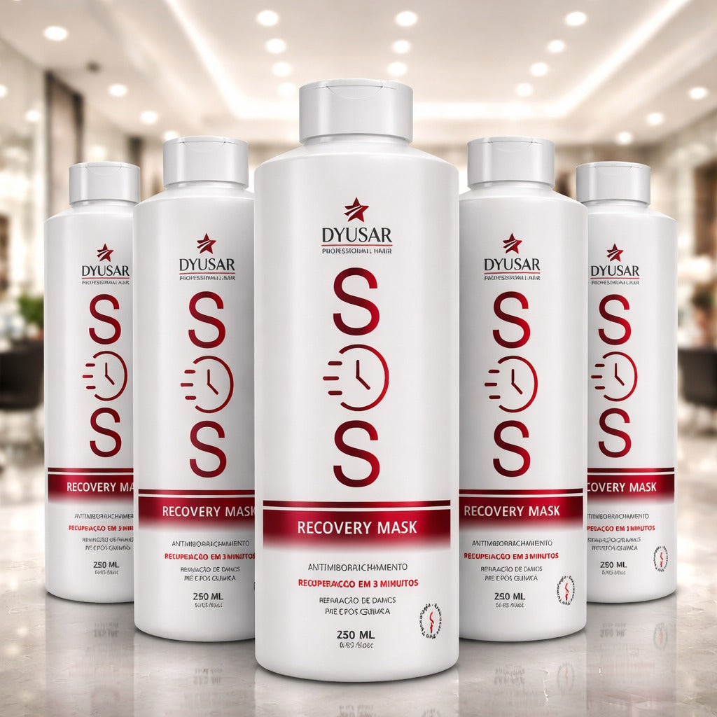 Kit Com 5 Reconstrutor SOS Antiemborrachamento 250ml Dyusar - Dyusar