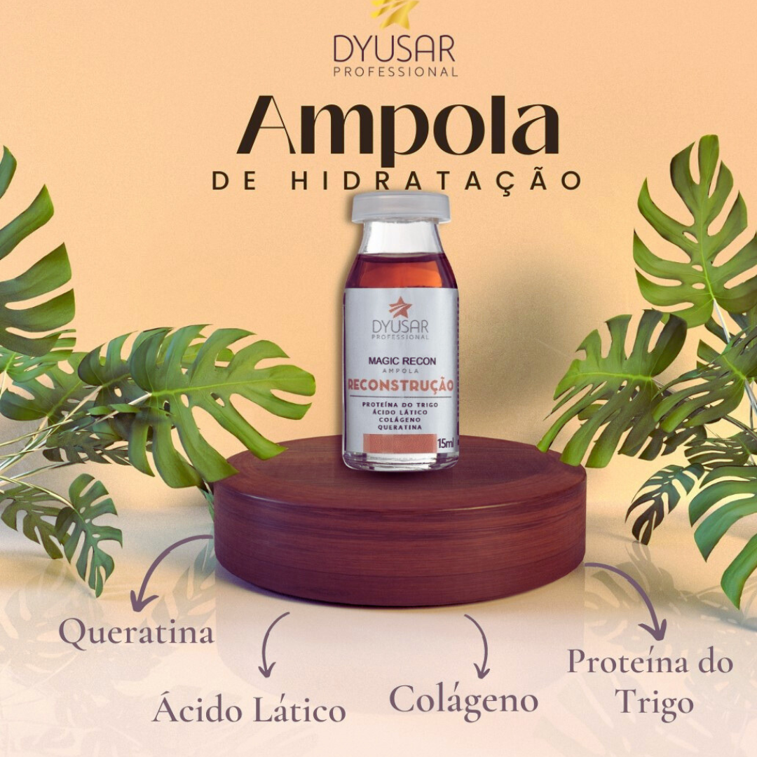 Ampolas Hidratação, Reconstrução e Nutrição + Leave-In 300ml