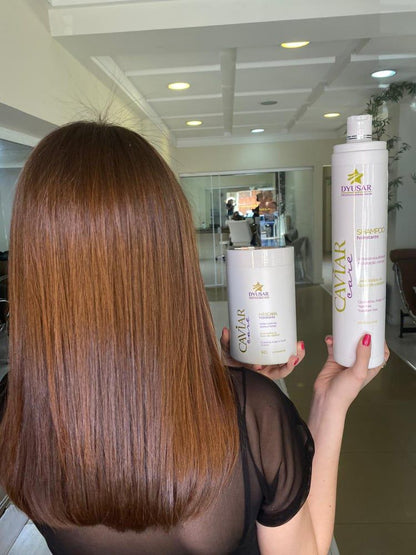 Máscara Reeconstruturadora  Passo Unico 1L + Mascara Caviar 1KG