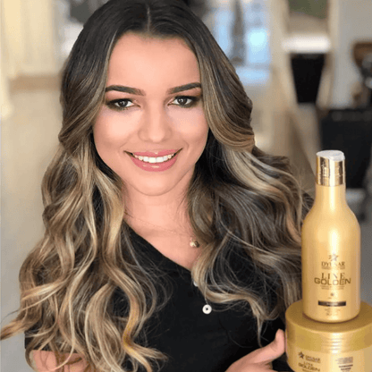 Kit Shampoo e Condicionador Line Golden 1L Dyusar