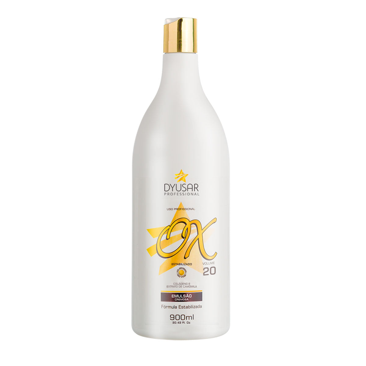 Oxidante Estabilizada 20 Volumes Dyusar Cosméticos 900 ml
