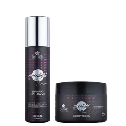 Kit De Tratamento Matizador  shampoo+Mascara Moonligth 300ml