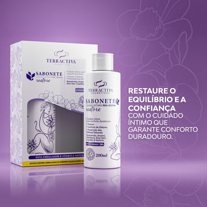 Kit 2 Sabonetes Líquidos Íntimos Pro-Derma Restaurador 200ml