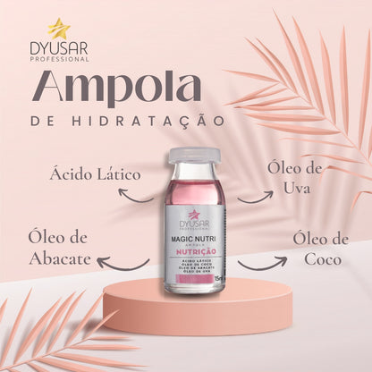 Ampolas Hidratação, Reconstrução e Nutrição + Leave-In 300ml
