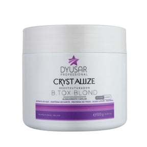 Máscara Redutora de Volume Crystallis Blond Dyusar 500g - Dyusar