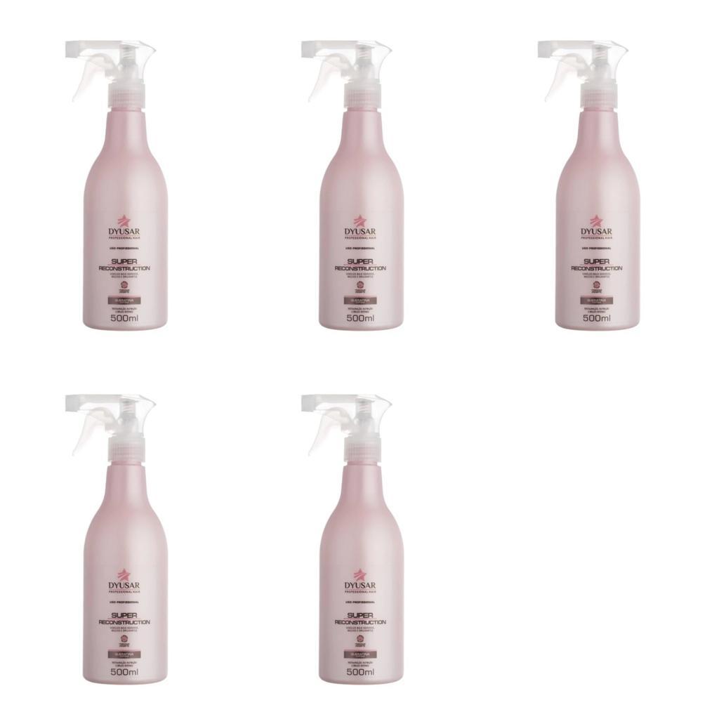 KIT 5 Queratina Cistina Super Reconstruction DYUSAR 500 ml