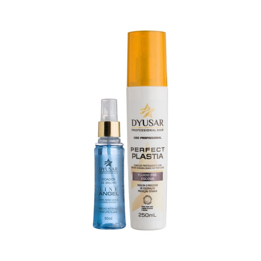 Kit Finalização Fluido Pré Escova e Doador de Brilho DYUSAR