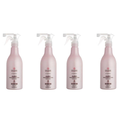 KIT 4 Queratina Cistina Super Reconstruction DYUSAR 500 ml