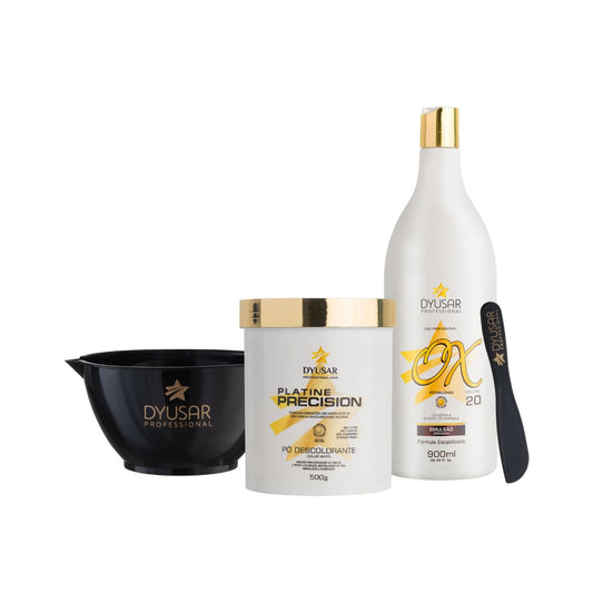 Kit Descoloração Po Descolorante White com Ox 20 e Brinde