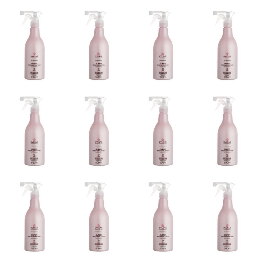 KIT 12 Queratina Cistina Super Reconstruction DYUSAR 500 ml