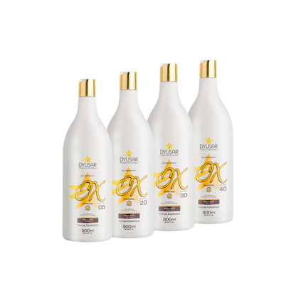Kit 4 Ox Água Oxigenada e Oxidante Estabilizada Profissional