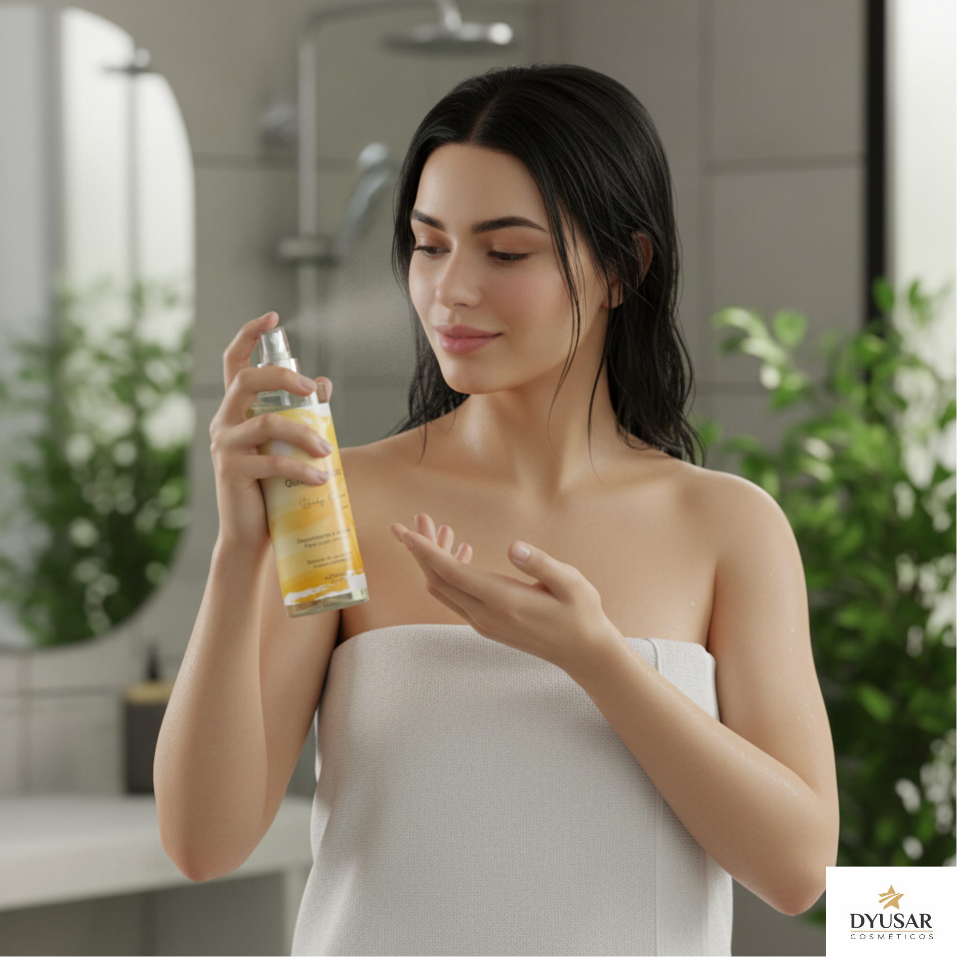 Body Splash Verão Quatro Estações Dyusar Cosméticos 200ml - Dyusar