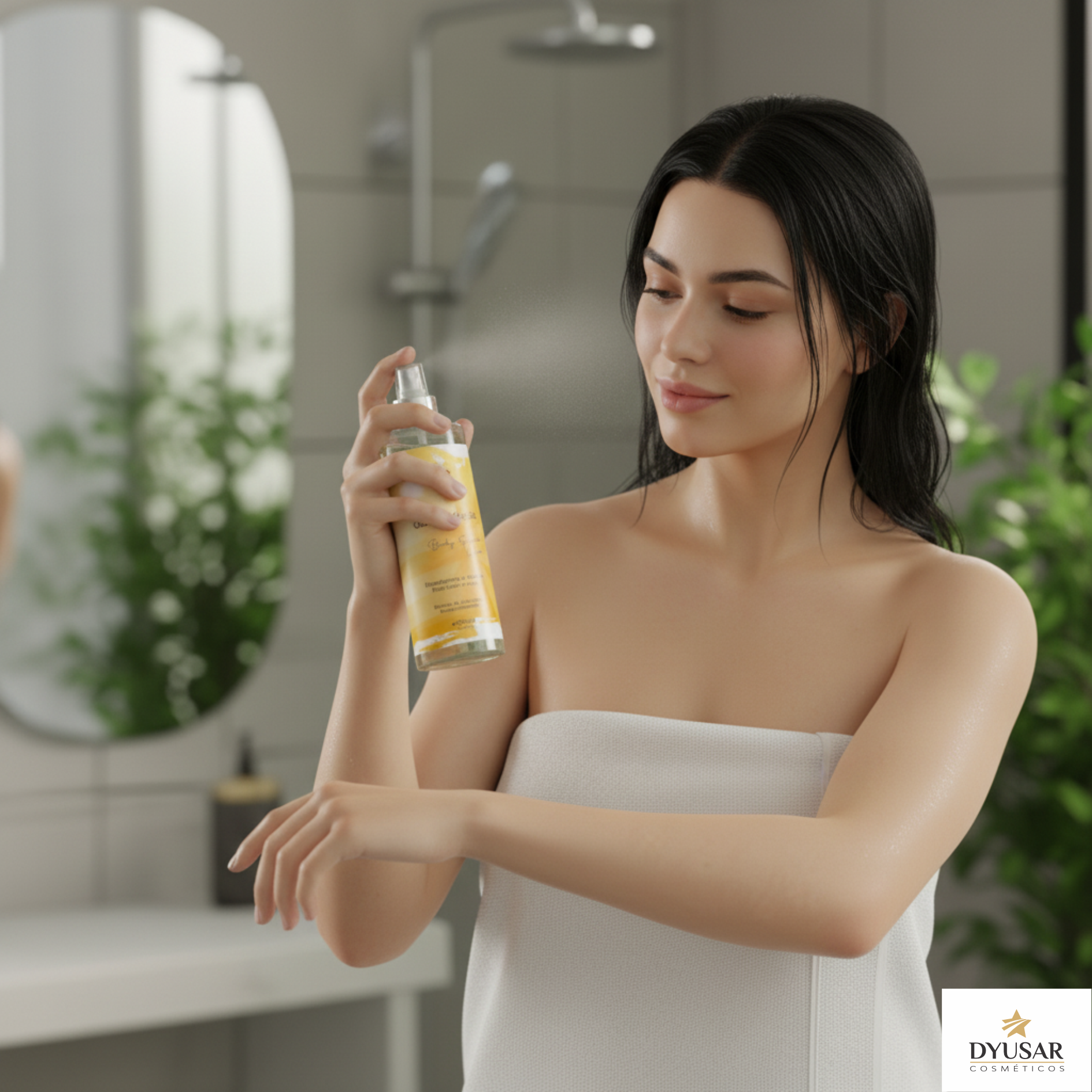 Body Splash Verão Quatro Estações Dyusar Cosméticos 200ml - Dyusar
