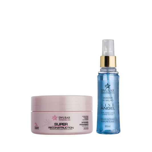 Máscara Super Reconstrução 300g + Doador De Brilho 90ml