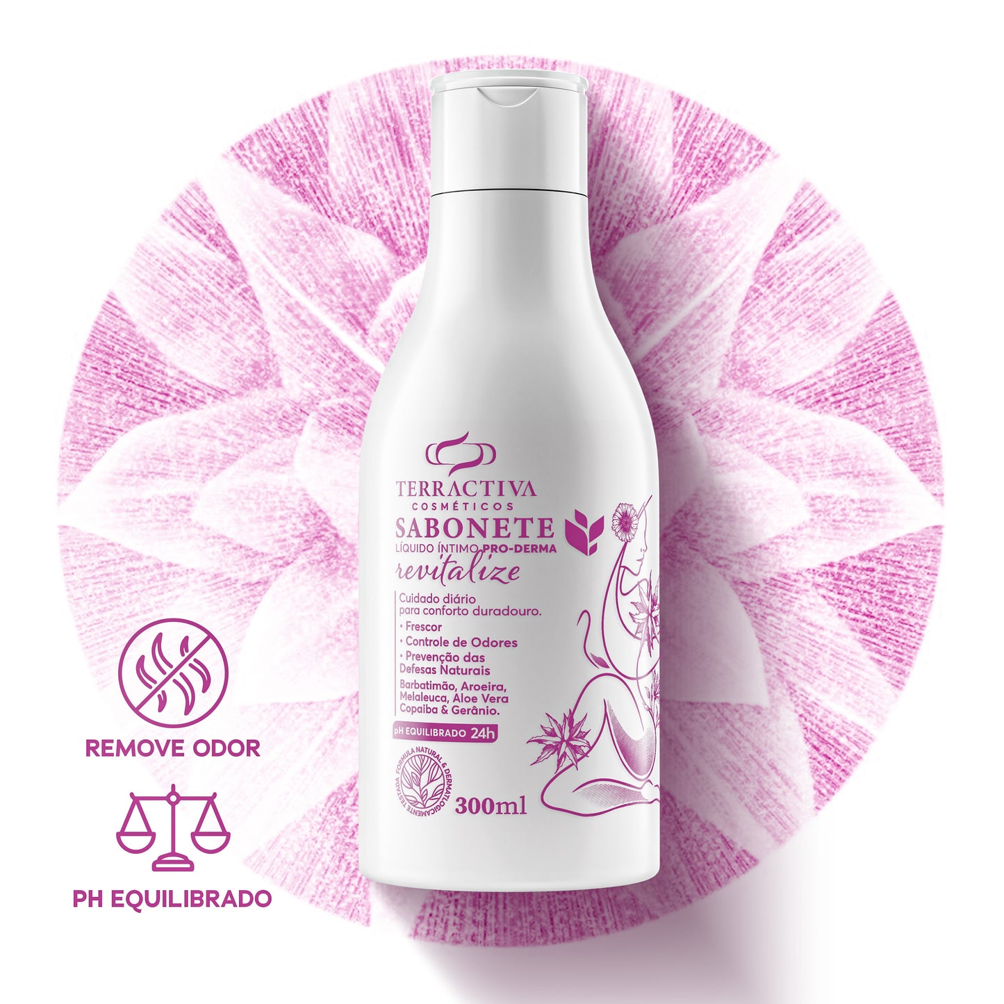 Kit 2 Sabonetes Líquidos Íntimos Pro-Derma Revitalizante