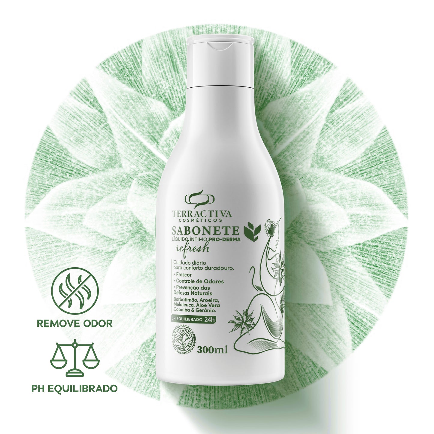 Kit 3 Sabonetes Líquidos Íntimos Pro-Derma Controle de Odor