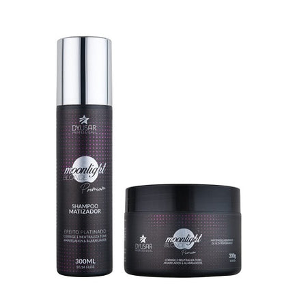 Kit Matizador shampoo+ Mascara Moonligth Blonde Premium 300ml