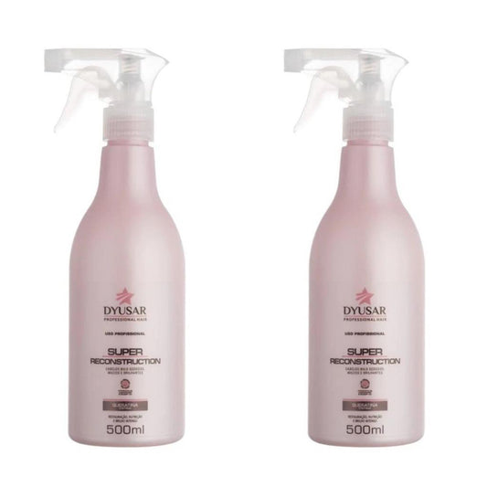 KIT 2 Queratina Cistina Super Reconstruction DYUSAR 500 ml