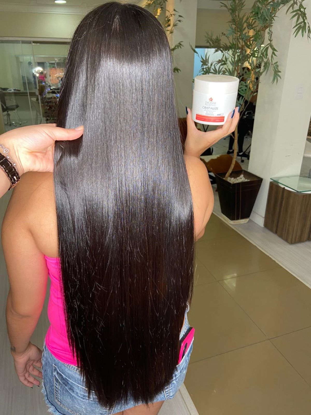 Máscara Redutora de Volume Crystallis Dyusar Cosméticos 500g - Dyusar
