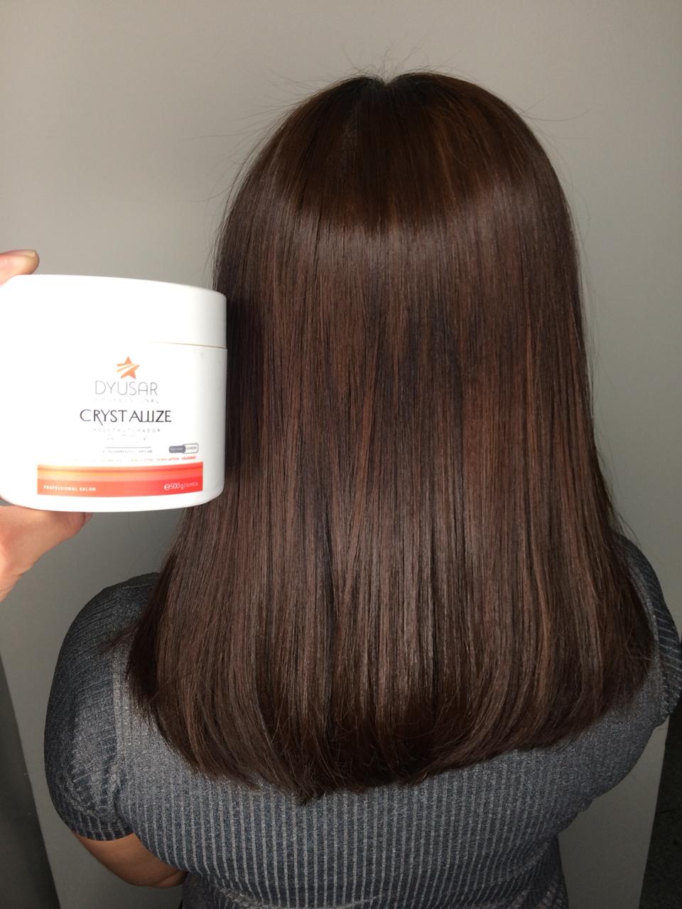 Máscara Redutora de Volume Crystallis Dyusar Cosméticos 300g - Dyusar