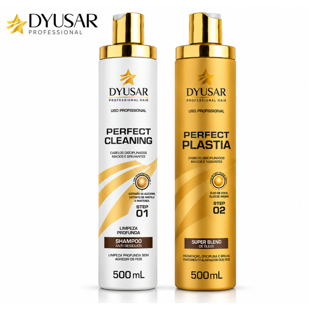 Máscara Reestruturadora Perfect Plastia E Shampoo Antirresíduo