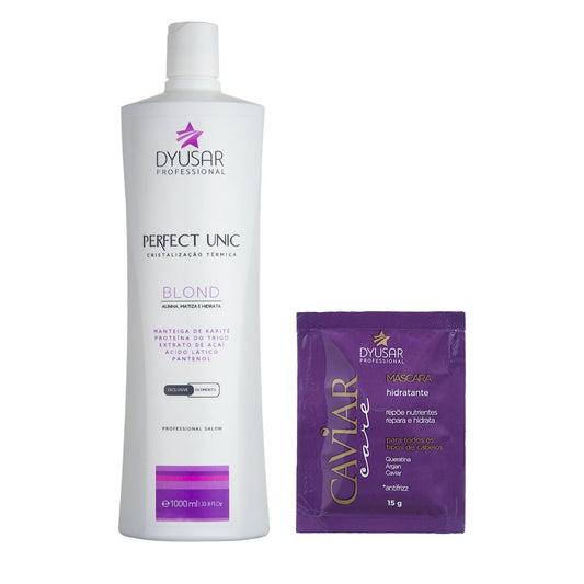 Máscara Reestruturadora Unicplastia Blond 1 LITRO+ SACHE BRINDE