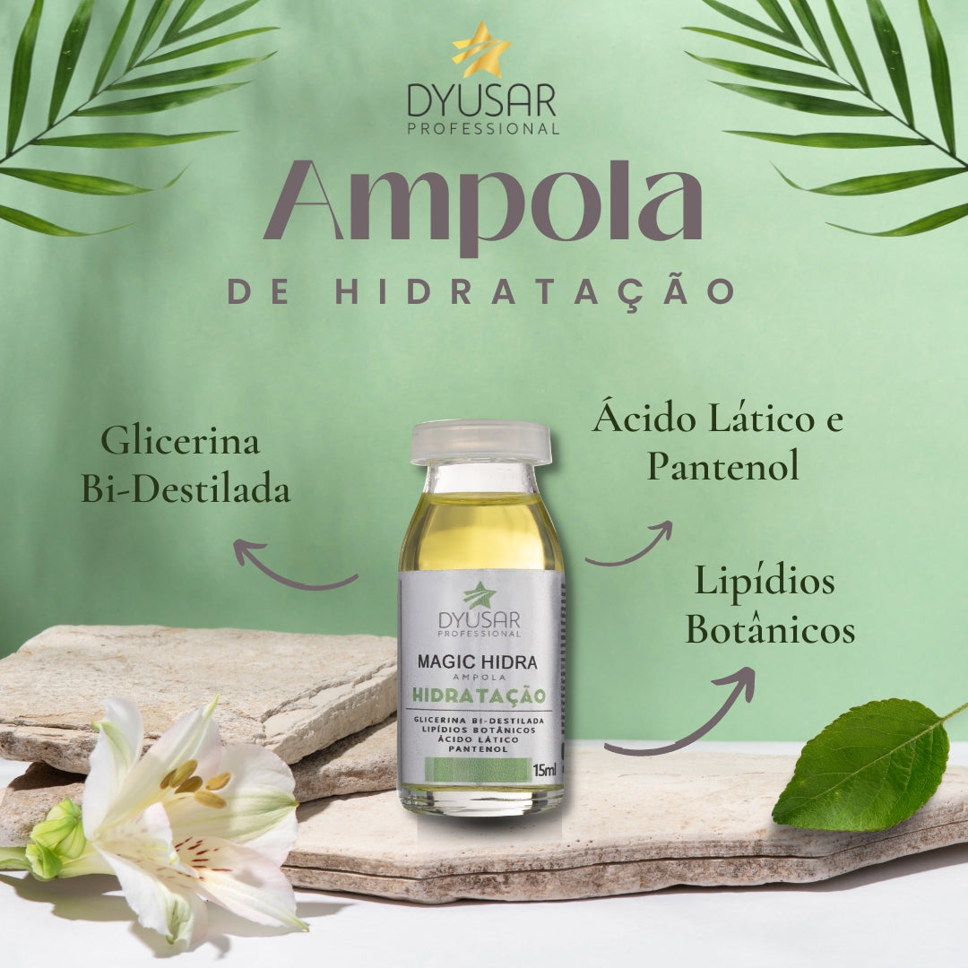 Ampolas Hidratação, Reconstrução e Nutrição + Leave-In 300ml