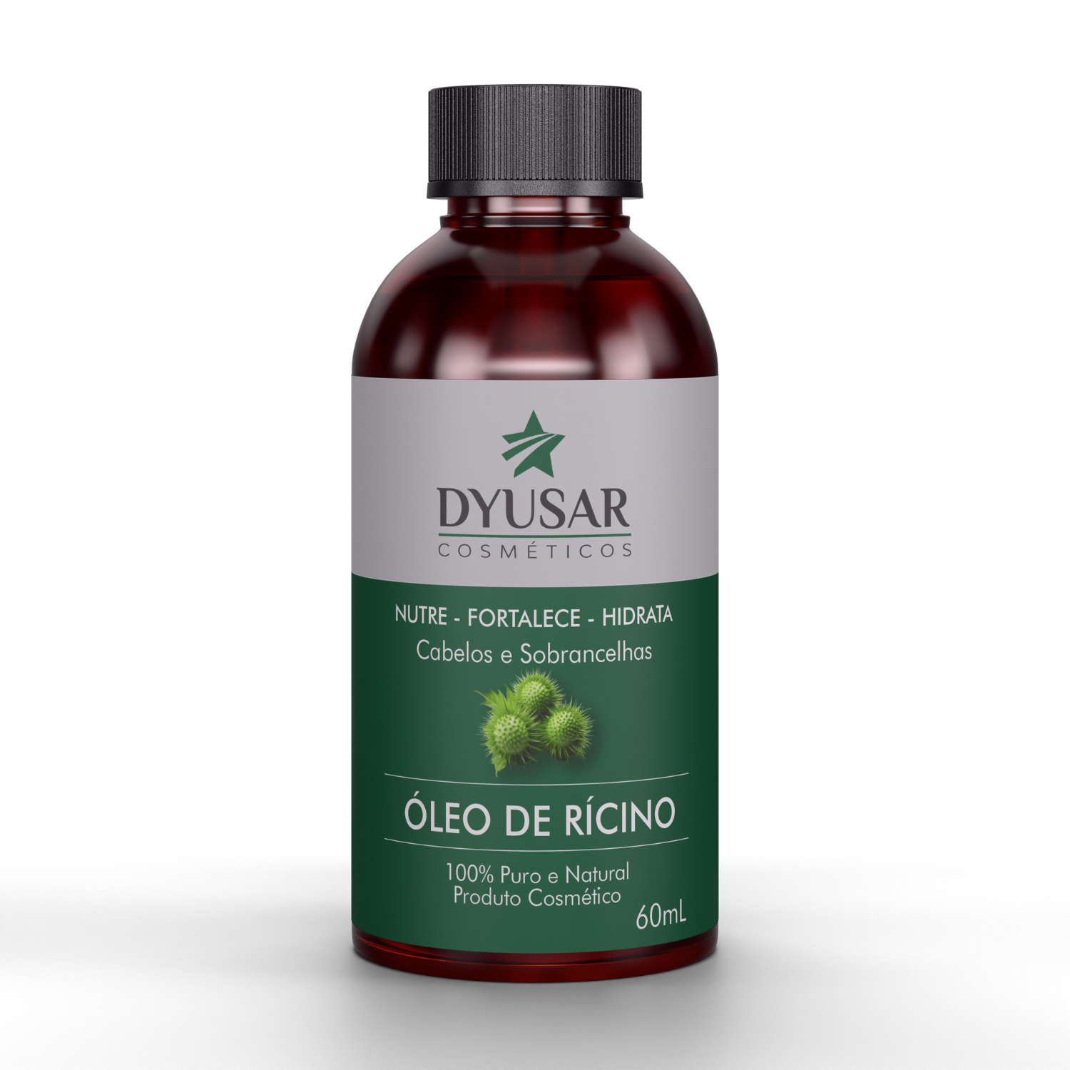 Óleo Natural De Rícino Dyusar Cosméticos 60ml - Dyusar