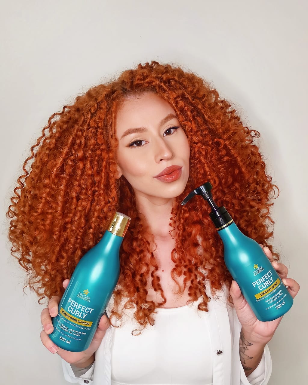 Kit Cachos Com Shampoo, Creme De Pentear E Máscara Nutritiva - Dyusar