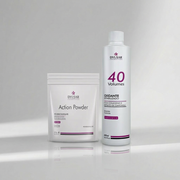 Kit Pó Descolorante Action Powder e Ox de 40 volumes 400ml - Dyusar