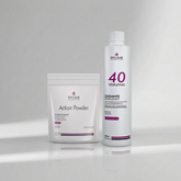 Kit Pó Descolorante Action Powder e Ox de 40 volumes 400ml - Dyusar