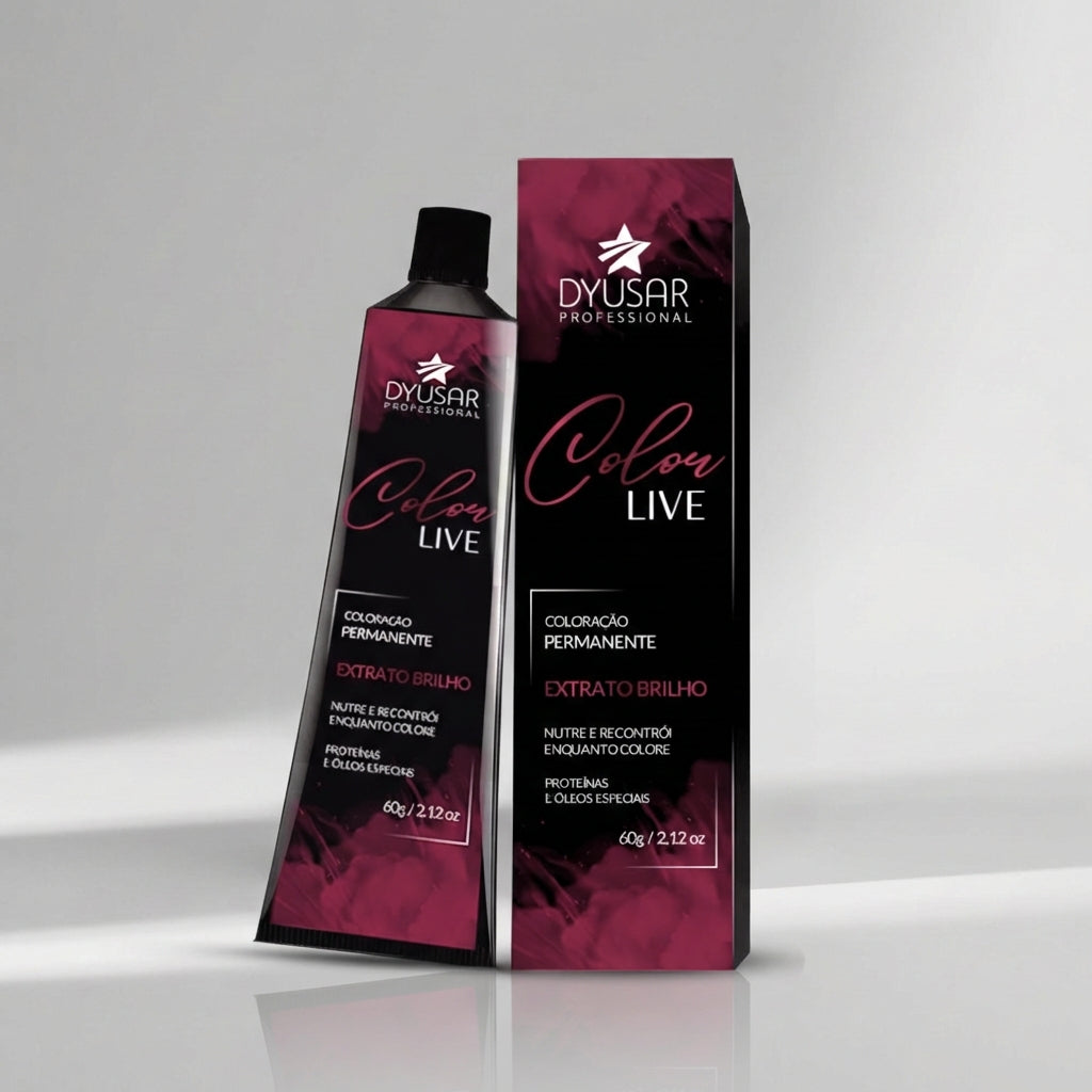 Coloração Permanente Color Live 4.0 da Dyusar Cosméticos - Dyusar