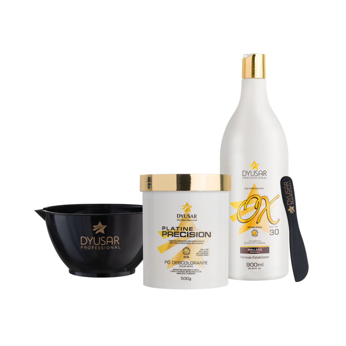 Kit Descoloração Po Descolorante White com Ox 30 e Brinde