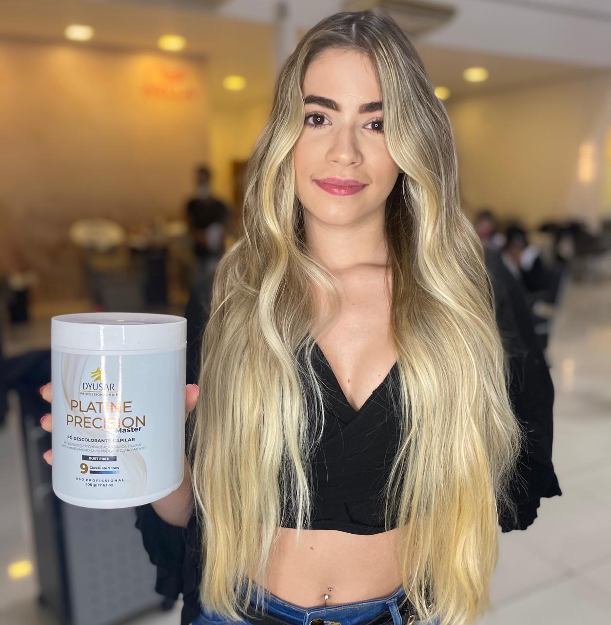 Pó Descolorante Platine Precision Master Dyusar Cosméticos 500g - Dyusar